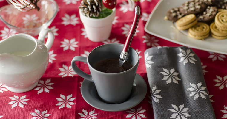 Homemade Italian hot chocolate
