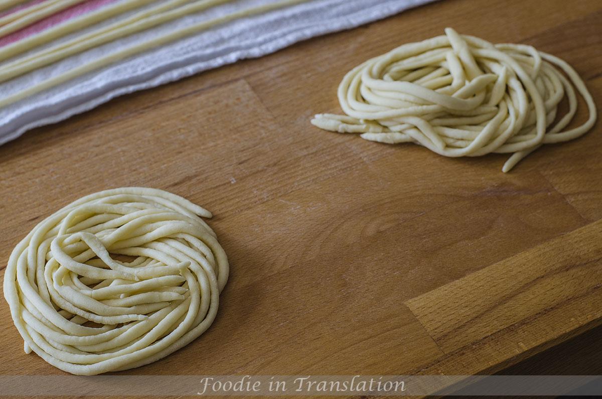 Tuscan pici pasta: a traditional fresh pasta