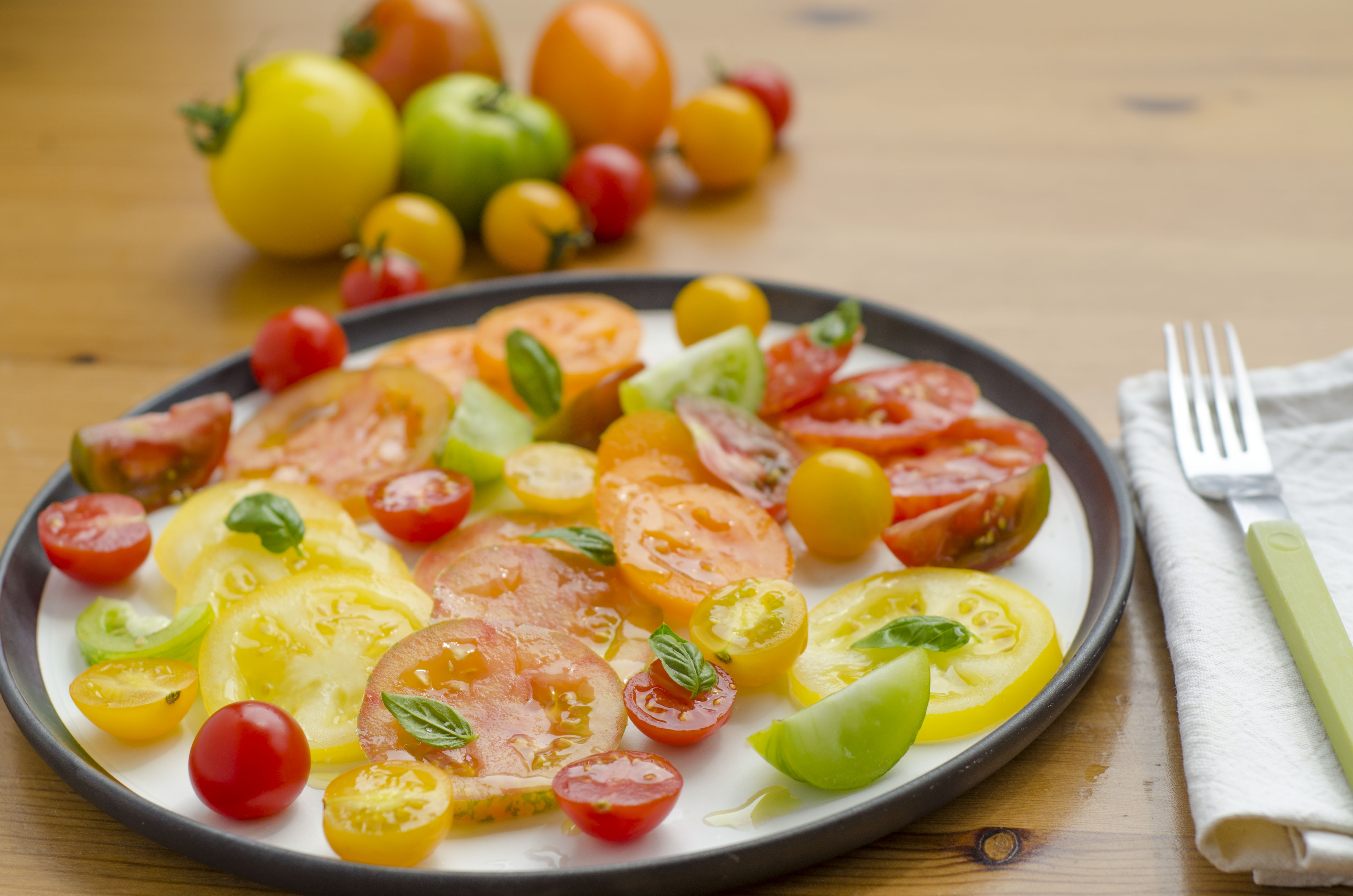 Heirloom tomato salad