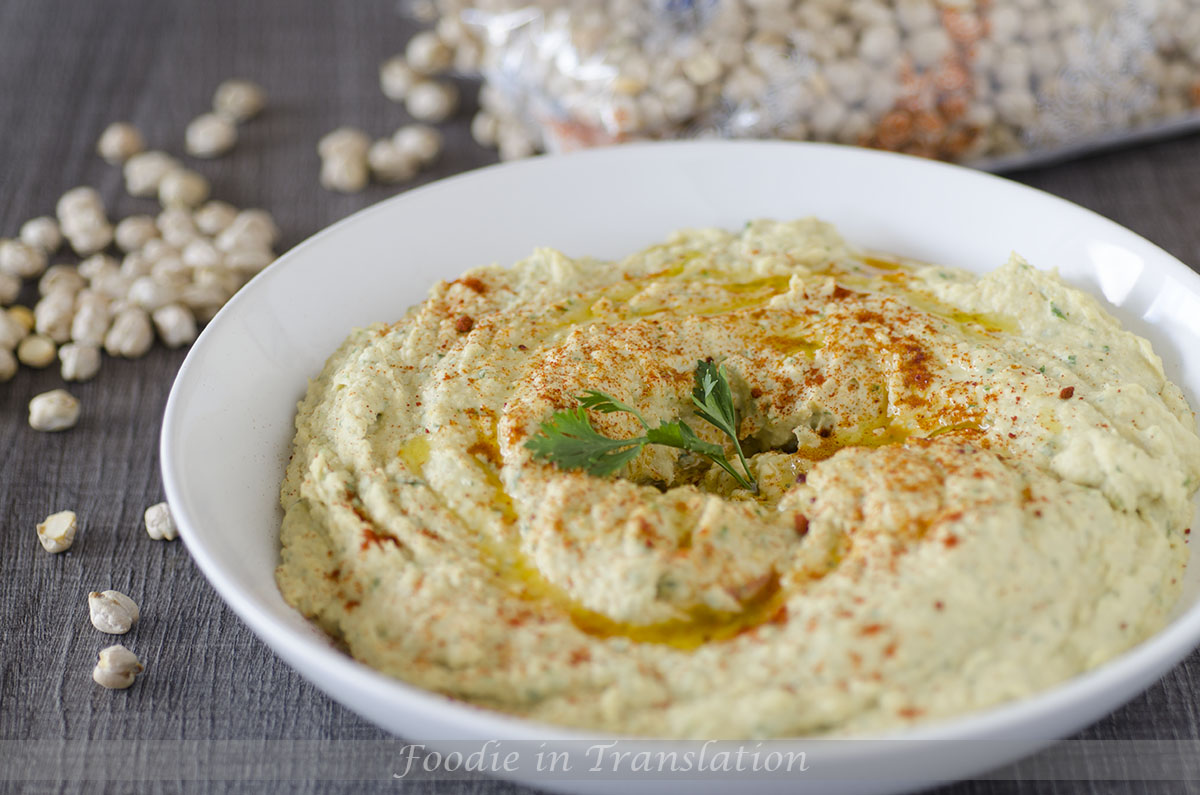 Houmous de pois chiches, la recette traditionnelle