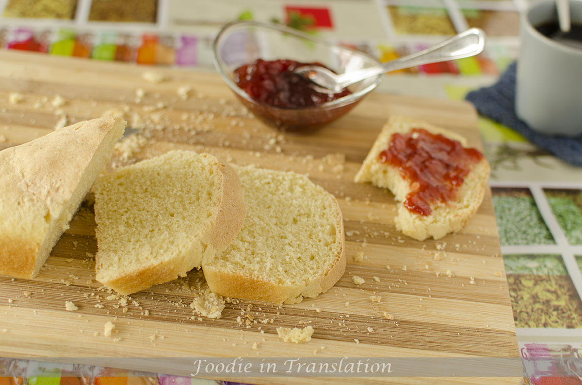 Durum wheat semolina sandwich bread