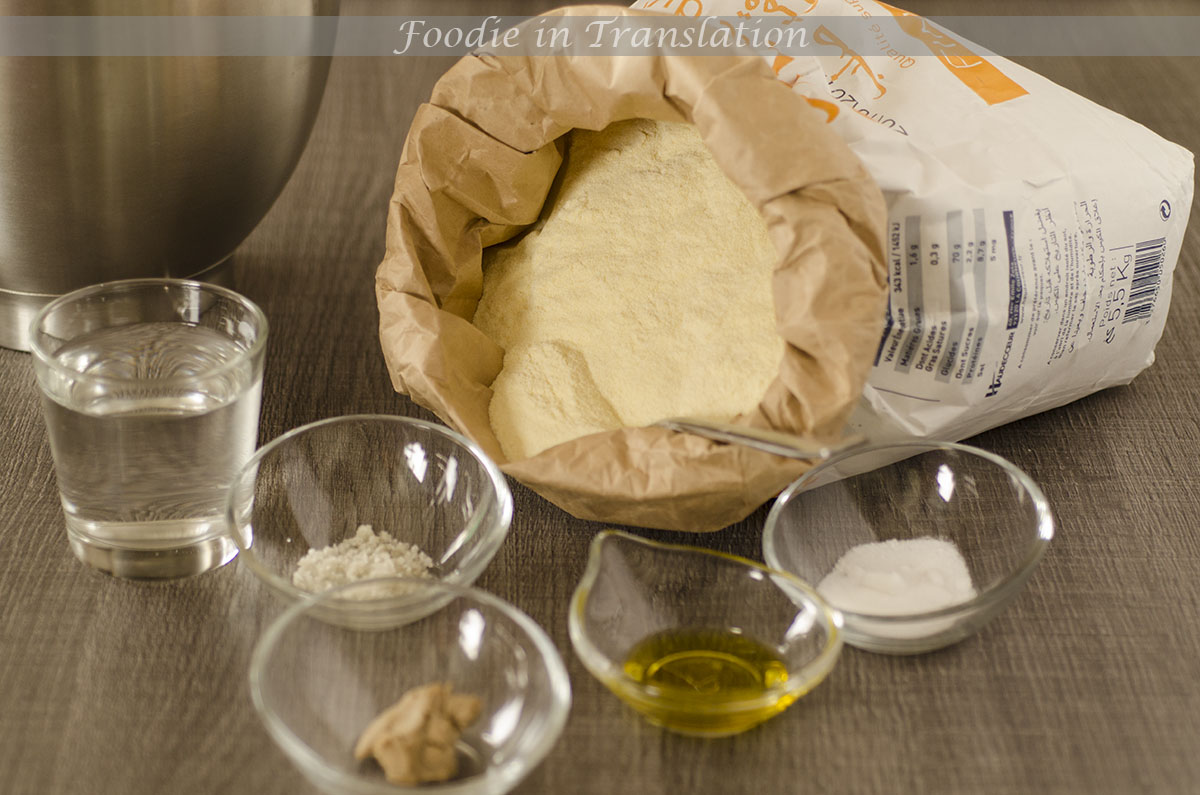 Semolina sandwich bread_step1