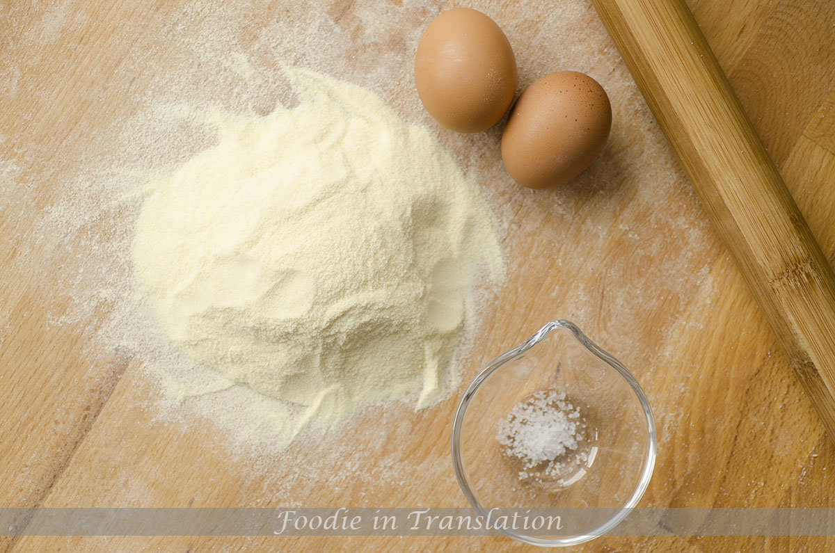 Tagliatelle fatte a mano_step1