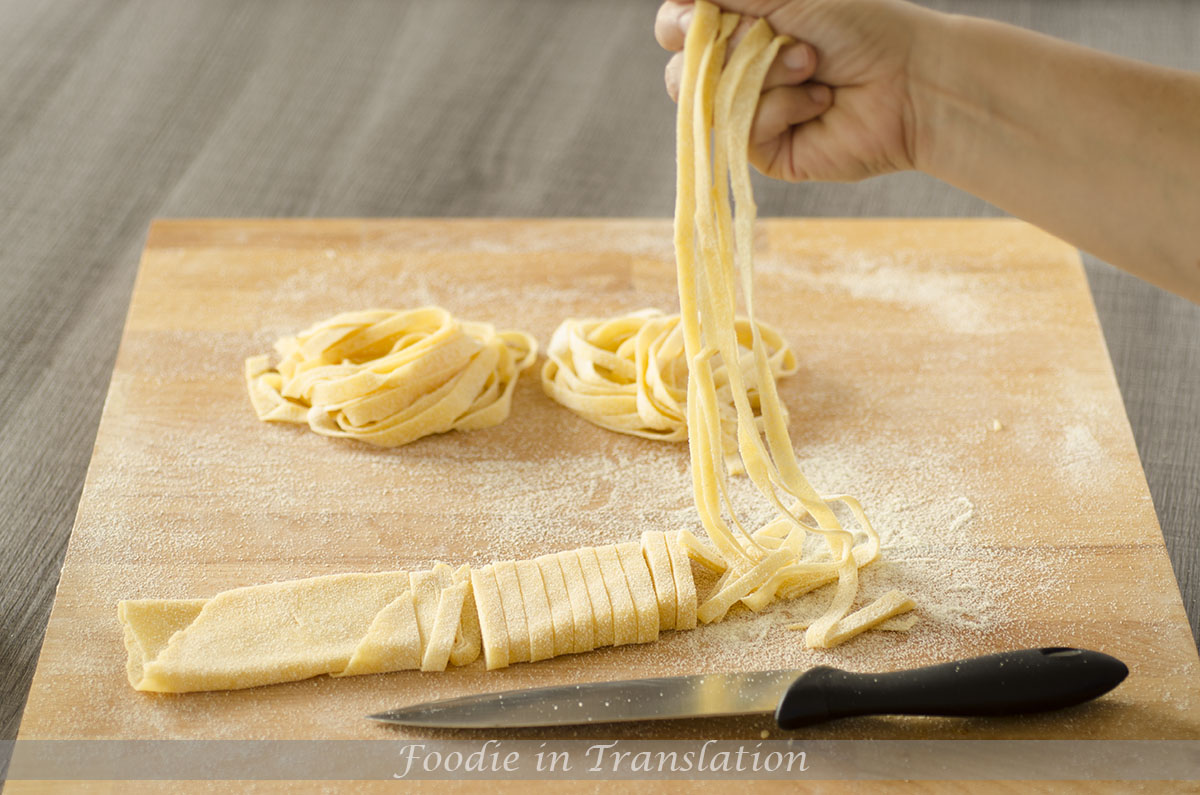 Homemade tagliatelle_step5