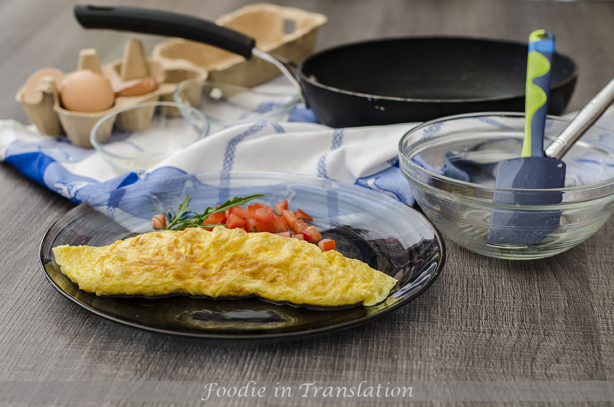 The real French rolled omelette